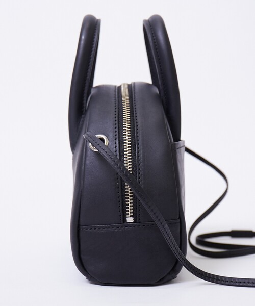 Rouge vif la cle(ルージュヴィフラクレ)の「【blancle/ブランクレ】オイルスムースレザー2WAYミニボストンバッグ/OILED SMOOTH LEATHER 2WAY MINI BOSTON/bc1246/ボストンバッグ(ボストンバッグ・レディース・ピンク/ブラック/ライトブラウン・フリー)」の11枚目の写真