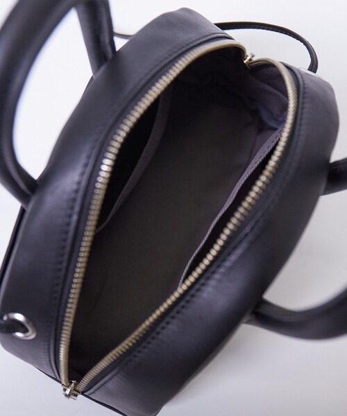 Rouge vif la cle(ルージュヴィフラクレ)の「【blancle/ブランクレ】オイルスムースレザー2WAYミニボストンバッグ/OILED SMOOTH LEATHER 2WAY MINI BOSTON/bc1246/ボストンバッグ(ボストンバッグ・レディース・ピンク/ブラック/ライトブラウン・フリー)」の13枚目の写真