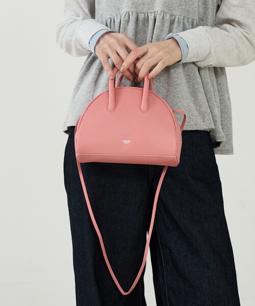 Rouge vif la cle(ルージュヴィフラクレ)の「【blancle/ブランクレ】オイルスムースレザー2WAYミニボストンバッグ/OILED SMOOTH LEATHER 2WAY MINI BOSTON/bc1246/ボストンバッグ(ボストンバッグ・レディース・ピンク/ブラック/ライトブラウン・フリー)」の22枚目の写真