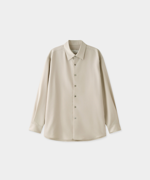 J'RIUM（ジェイリウム）の「RED.2 サンド FLOW シャツ ライトベージュ（シャツ/ブラウス・メンズ・その他・MEDIUM/LARGE）」の2枚目の写真