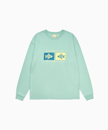 Geometric Fish L/S Tee_Mint