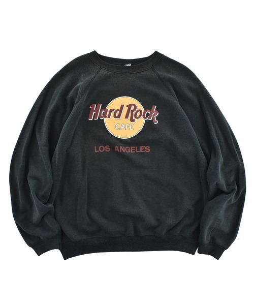 VINTAGE(ヴィンテージ)の「【USED】80-90’s Hard Rock Cafe “Los Angeles” ロゴ スウェット(スウェット・メンズ・ブラック・X-LARGE)」の1枚目の写真