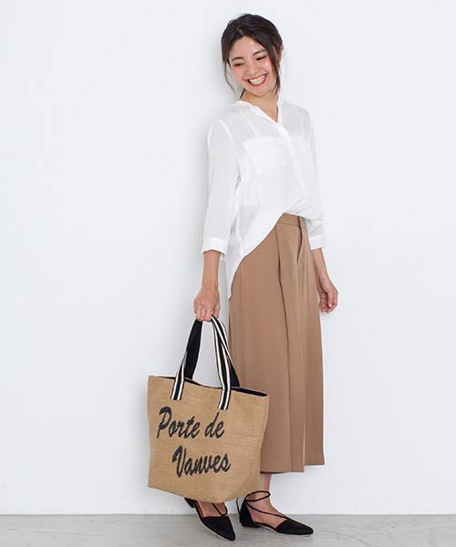 NATURAL BEAUTY BASIC(ナチュラルビューティーベーシック)の「ビエラダブルポケットシャツ(シャツ/ブラウス・レディース・カーキ/ホワイト系その他/ダークネイビー・MEDIUM/LARGE/SMALL)」の15枚目の写真