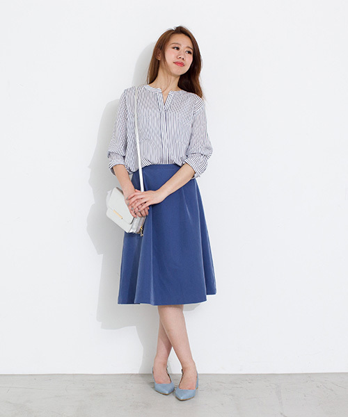 NATURAL BEAUTY BASIC(ナチュラルビューティーベーシック)の「ビエラダブルポケットシャツ(シャツ/ブラウス・レディース・カーキ/ホワイト系その他/ダークネイビー・MEDIUM/LARGE/SMALL)」の19枚目の写真