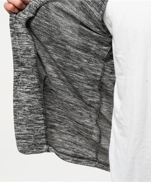 VENCEEXCHANGE（ヴァンスエクスチェンジ）の「T/R/PUニットソーテーラードジャケット    （テーラードジャケット・メンズ・ネイビー/ブラック・LARGE/MEDIUM）」の5枚目の写真