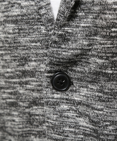 VENCEEXCHANGE（ヴァンスエクスチェンジ）の「T/R/PUニットソーテーラードジャケット    （テーラードジャケット・メンズ・ネイビー/ブラック・LARGE/MEDIUM）」の6枚目の写真