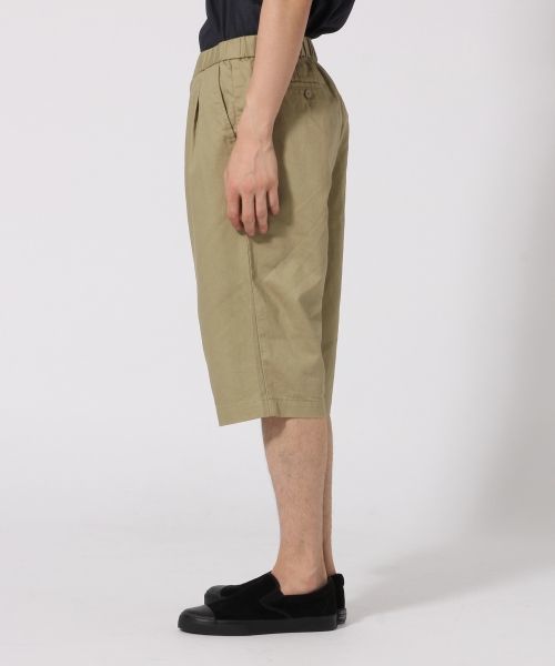 RAGEBLUE（レイジブルー）の「リネンタックハーフパンツ/727089（その他パンツ・メンズ・ベージュ/ブラック・MEDIUM/LARGE）」の3枚目の写真
