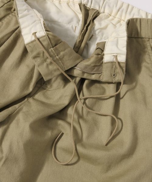 RAGEBLUE（レイジブルー）の「リネンタックハーフパンツ/727089（その他パンツ・メンズ・ベージュ/ブラック・MEDIUM/LARGE）」の9枚目の写真
