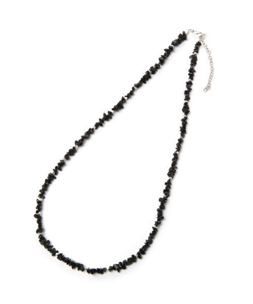 RAGEBLUE（レイジブルー）の「ストーンネックレス2 /727605（ネックレス・メンズ・レッド/ダークブラウン/ブラック/ライトブルー・FREE）」の2枚目の写真