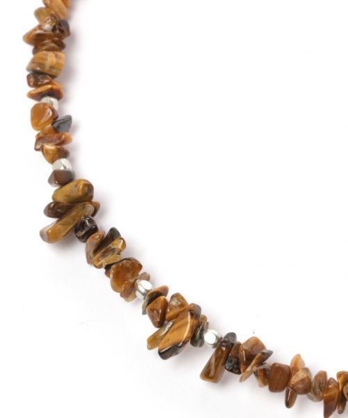 RAGEBLUE（レイジブルー）の「ストーンネックレス2 /727605（ネックレス・メンズ・レッド/ダークブラウン/ブラック/ライトブルー・FREE）」の7枚目の写真