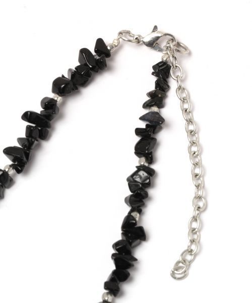 RAGEBLUE（レイジブルー）の「ストーンネックレス2 /727605（ネックレス・メンズ・レッド/ダークブラウン/ブラック/ライトブルー・FREE）」の9枚目の写真