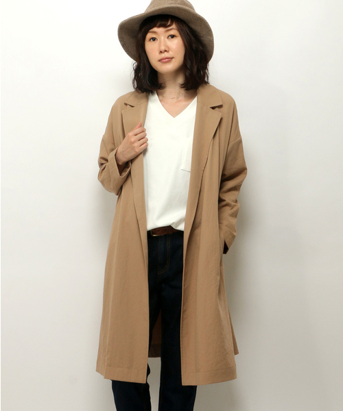 LBC(エルビーシー)の「ビンテージコート (その他アウター・レディース・ライトブラウン/ダークグレー・MEDIUM/LARGE)」の1枚目の写真