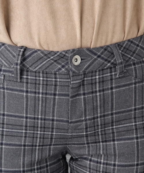 LEPSIM（レプシィム）の「ストレッチガラスリムパンツ2　735847（その他パンツ・レディース・グレー/ブラック/ストライプ/グリーン・MEDIUM/SMALL/LARGE）」の10枚目の写真