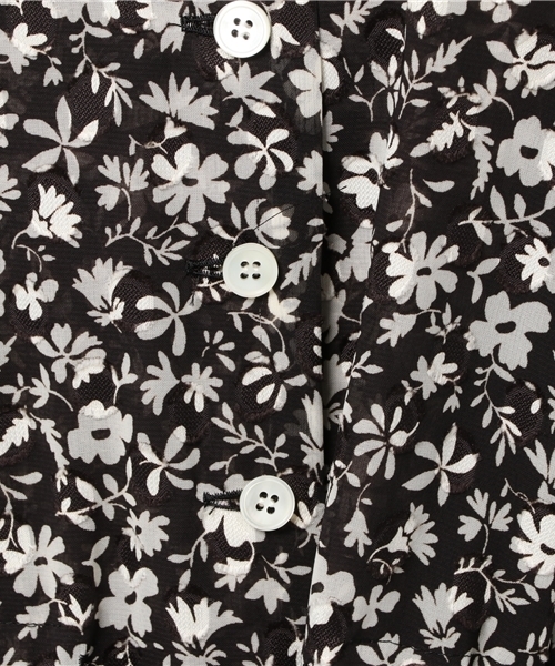 Banner Barrett（バナーバレット）の「フラワープリント　ロングドレス（ワンピース・レディース・ネイビー/ブラック・38）」の9枚目の写真