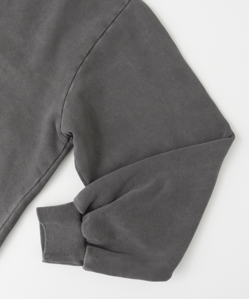 SENSE OF PLACE by URBAN RESEARCH（センスオブプレイスバイアーバンリサーチ）の「ピグメントビッグスウェットシャツ（スウェット・メンズ・チャコールグレー/ライトグレー/ピンク/イエロー・MEDIUM/LARGE）」の6枚目の写真