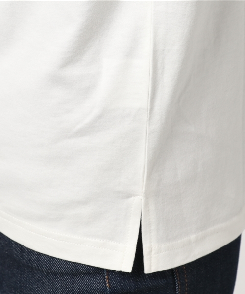 VENCEEXCHANGE（ヴァンスエクスチェンジ）の「シルケットポケット付きＴ（Tシャツ/カットソー・レディース・オフホワイト/ロイヤルブルー/ブラック/オリーブ・MEDIUM）」の11枚目の写真