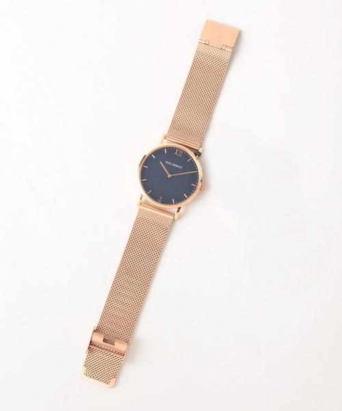 Paul Hewitt(ポールヒューイット)の「△<PAULHEWITT(ポールヒューイット)>SAILOR メッシュ ブルー 時計36mm(アナログ腕時計・レディース・ゴールド・FREE)」の6枚目の写真
