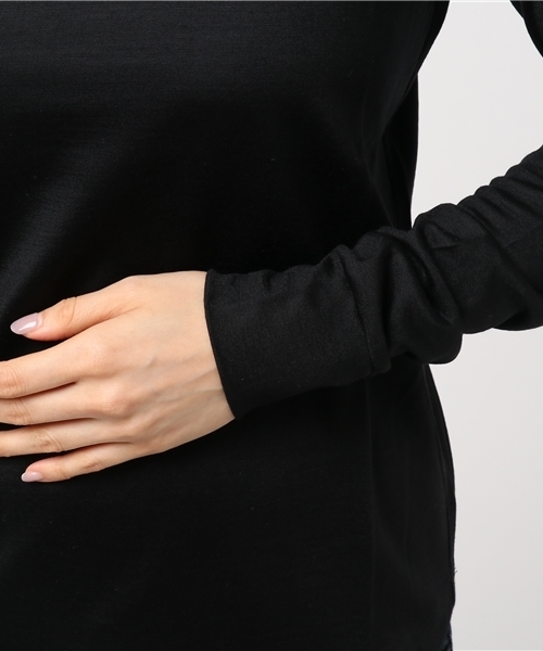 08sircus（ゼロエイトサーカス）の「【08sircus】 hight gauge jersey crew neck S16AL-TS14（Tシャツ/カットソー・レディース・ベージュ/ブラック・1）」の7枚目の写真