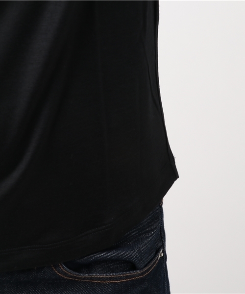 08sircus（ゼロエイトサーカス）の「【08sircus】 hight gauge jersey crew neck S16AL-TS14（Tシャツ/カットソー・レディース・ベージュ/ブラック・1）」の8枚目の写真