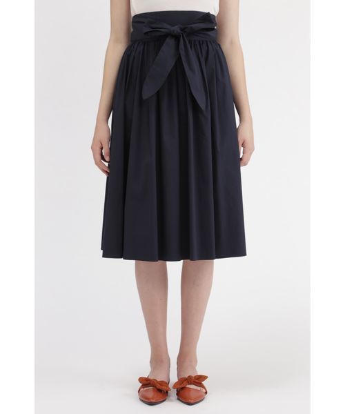 JILL STUART(ジルスチュアート)の「ローマミディフレアスカート(スカート・レディース・ブルー/パープル/ネイビー/パープル系その他/ピンク・4/0/2)」の1枚目の写真