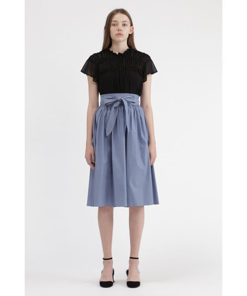 JILL STUART(ジルスチュアート)の「ローマミディフレアスカート(スカート・レディース・ブルー/パープル/ネイビー/パープル系その他/ピンク・4/0/2)」の9枚目の写真