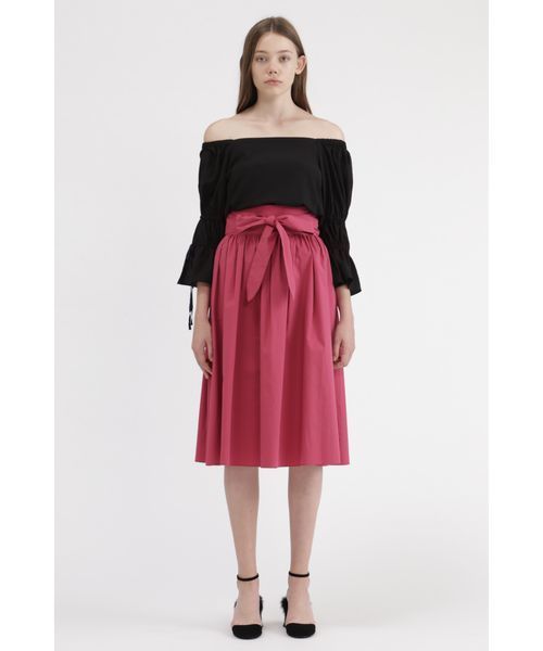 JILL STUART(ジルスチュアート)の「ローマミディフレアスカート(スカート・レディース・ブルー/パープル/ネイビー/パープル系その他/ピンク・4/0/2)」の13枚目の写真
