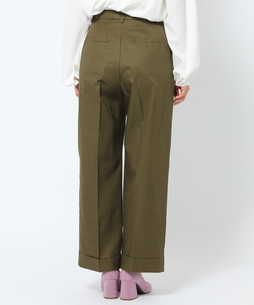 laboratory work（ラボラトリーワーク）の「タックストレートパンツ（その他パンツ・レディース・ネイビー/キャメル/カーキ・SMALL/MEDIUM）」の22枚目の写真