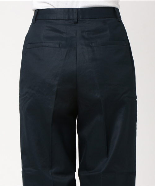 laboratory work（ラボラトリーワーク）の「タックストレートパンツ（その他パンツ・レディース・ネイビー/キャメル/カーキ・SMALL/MEDIUM）」の8枚目の写真