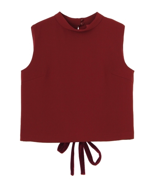 MERCURYDUO（マーキュリーデュオ）の「サイドリボンドレスブラウス（シャツ/ブラウス・レディース・ブラック/ボルドー・FREE）」の8枚目の写真