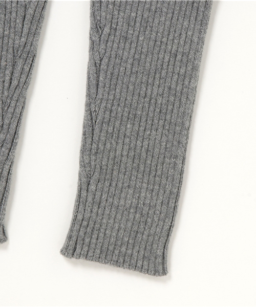 SHIPS（シップス）の「SHIPS KIDS:17FW リブスパッツ（無地）（レギンス/スパッツ・キッズ・オフホワイト/グレー・MEDIUM/LARGE/X-LARGE/SMALL）」の5枚目の写真