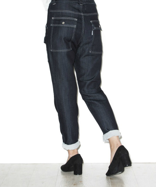 EVENFLOW（イーブンフロー）の「evenflowイーブンフロウ / ブッシュ スキニーテーパード ジョガーパンツ EFP-702（デニムパンツ・メンズ・インディゴブルー/ライトインディゴブルー・SMALL/MEDIUM/LARGE）」の5枚目の写真