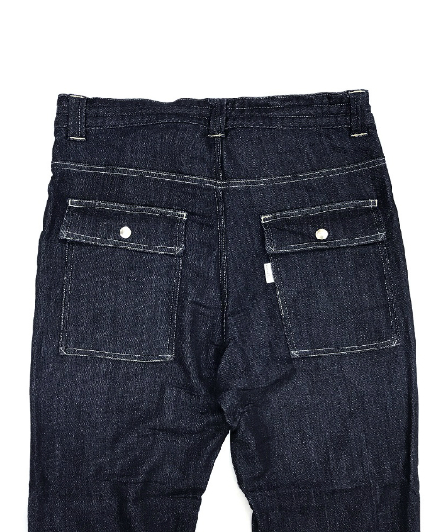 EVENFLOW（イーブンフロー）の「evenflowイーブンフロウ / ブッシュ スキニーテーパード ジョガーパンツ EFP-702（デニムパンツ・メンズ・インディゴブルー/ライトインディゴブルー・SMALL/MEDIUM/LARGE）」の12枚目の写真