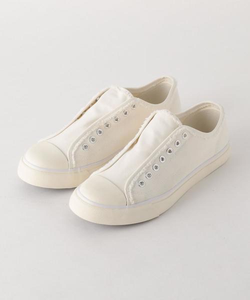 coen（コーエン）の「キャンバススリッポンスニーカー(メンズ)（スリッポン・メンズ・ブラック/ホワイト・SMALL/MEDIUM/LARGE）」の4枚目の写真