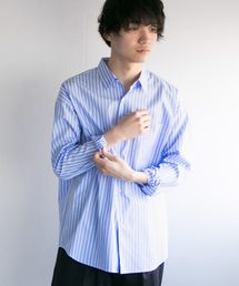 URBAN RESEARCH | ストライプオーバーレギュラーシャツ(シャツ/ブラウス)