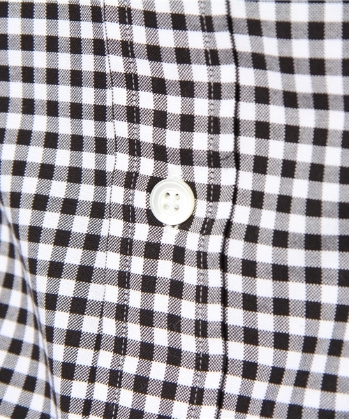 BEAUTY&YOUTH UNITED ARROWS（ビューティーアンドユースユナイテッドアローズ）の「BY オックス ギンガムチェック ボタンダウンシャツ（Regular）◆（シャツ/ブラウス・メンズ・ブラック/ケリー/ロイヤルブルー・X-SMALL/SMALL/MEDIUM/LARGE/X-LARGE）」の11枚目の写真