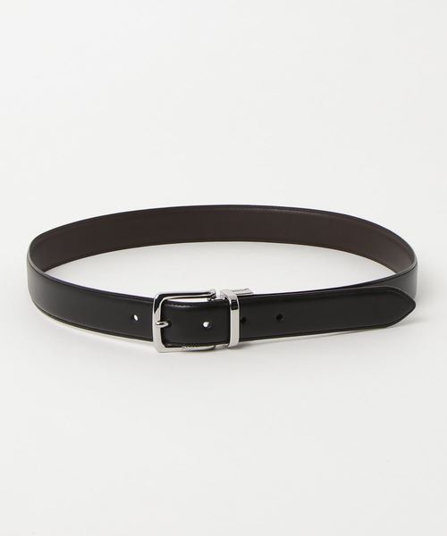 POLO RALPH LAUREN（ポロ ラルフ ローレン）の「ヴァケッタ レザー ドレス ベルト（ベルト・メンズ・ブラック系9/ネイビー系6・32/34/36/38/40）」の4枚目の写真