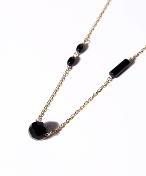 【セール】Genri/ オニキスチェーン通しネックレス（ネックレス）｜Genri（ゲンリ）