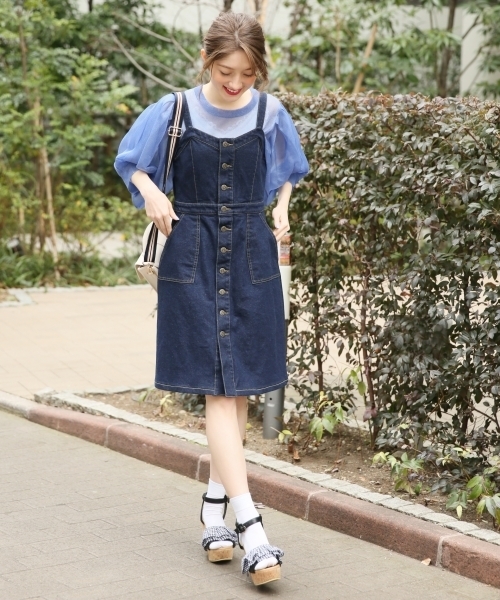 Heather（ヘザー）の「2WAYマエボタンジャンスカ 791657