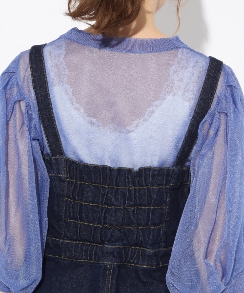 Heather(ヘザー)の「2WAYマエボタンジャンスカ 791657(ワンピース・レディース・ベージュ/ネイビー/ブルー/ブルー系その他/ブラック・S/M/SMALL/MEDIUM)」の18枚目の写真