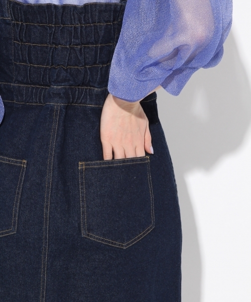 Heather(ヘザー)の「2WAYマエボタンジャンスカ 791657(ワンピース・レディース・ベージュ/ネイビー/ブルー/ブルー系その他/ブラック・S/M/SMALL/MEDIUM)」の16枚目の写真