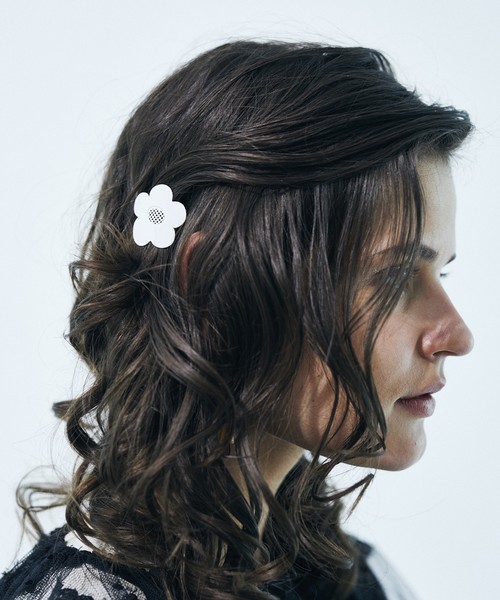 Theatre Products シアタープロダクツ の メタルシートフラワー バレッタ小 バレッタ ヘアクリップ Wear