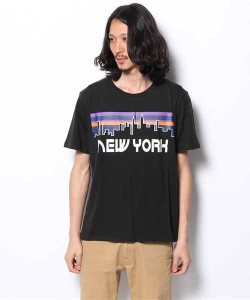 WEGO（ウィゴー）の「WEGO/シティロゴTee（S）（Tシャツ/カットソー・メンズ・ブラック/ホワイト/ブルー/杢グレー/ブラック系その他・MEDIUM/LARGE）」の6枚目の写真