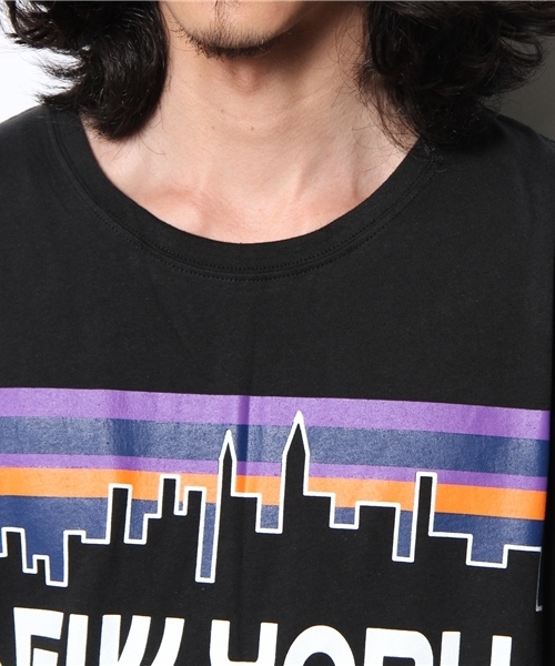 WEGO（ウィゴー）の「WEGO/シティロゴTee（S）（Tシャツ/カットソー・メンズ・ブラック/ホワイト/ブルー/杢グレー/ブラック系その他・MEDIUM/LARGE）」の9枚目の写真