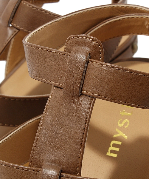 mystic（ミスティック）の「クロスTサンダル（サンダル・レディース・キャメル/ライトベージュ・36/38/37）」の6枚目の写真