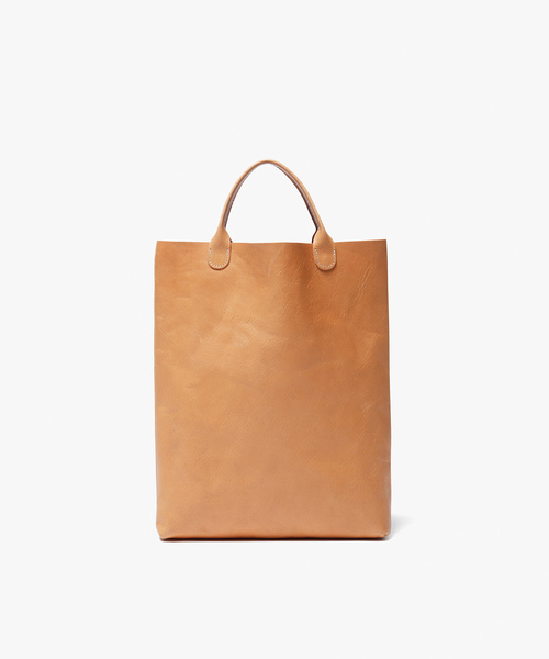 TASINAMI（タシナミ）の「TASINAMI 日本製 Leather Mini Tote M Oiled（トートバッグ・レディース・ブラック/ブラウン/グレー/レッド/オレンジ/ブルー/グリーン/ナチュラル・FREE）」の4枚目の写真