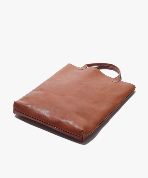 TASINAMI（タシナミ）の「TASINAMI 日本製 Leather Mini Tote M Oiled（トートバッグ・レディース・ブラック/ブラウン/グレー/レッド/オレンジ/ブルー/グリーン/ナチュラル・FREE）」の14枚目の写真