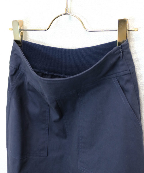 andme（アンドミー）の「ストレッチチノツイルロング丈ベイカーフレアスカート（スカート・レディース・ネイビー/ベージュ/ボルドー/カーキ/ブラック/ホワイト・L/M）」の11枚目の写真