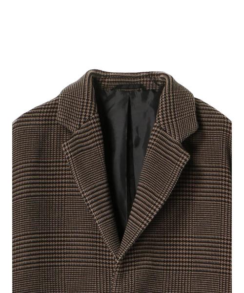 koe(コエ)の「先染チェスターコート(ダウンジャケット/コート・メンズ・ブラウン・M/L)」の5枚目の写真