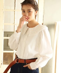 one after another NICE CLAUP | フリルレース襟ブラウス(シャツ/ブラウス)