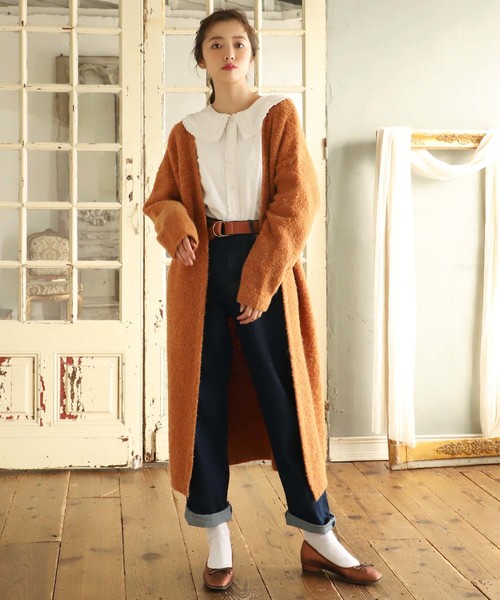 one after another NICE CLAUP（ワンアフターアナザーナイスクラップ）の「フリルレース襟ブラウス（シャツ/ブラウス・レディース・オフホワイト/ピンク系その他/ライトベージュ・FREE）」の16枚目の写真